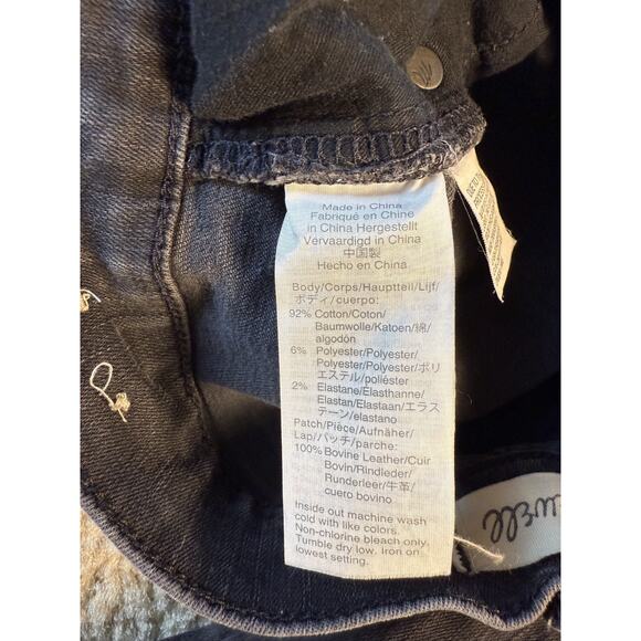 Madewell Jeans Womens Size 27 Black Wash Cali Demi-Boot Jeans Denim E151 - Picture 10 of 16